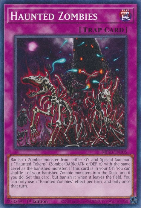 Image for Haunted Zombies (25th Anniversary Tin: Dueling Heroes Mega Pack) (MP23-EN106) - YuGiOh