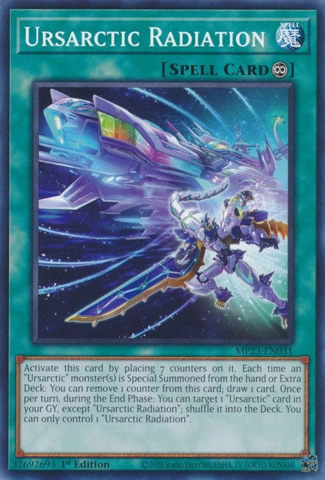 Image for Ursarctic Radiation (25th Anniversary Tin: Dueling Heroes Mega Pack) (MP23-EN031) - YuGiOh