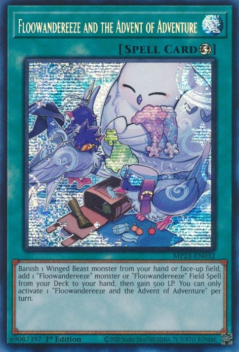 Image for Floowandereeze and the Advent of Adventure (25th Anniversary Tin: Dueling Heroes Mega Pack) (MP23-EN032) - YuGiOh
