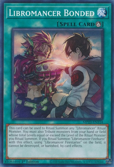 Image for Libromancer Bonded (25th Anniversary Tin: Dueling Heroes Mega Pack) (MP23-EN114) - YuGiOh