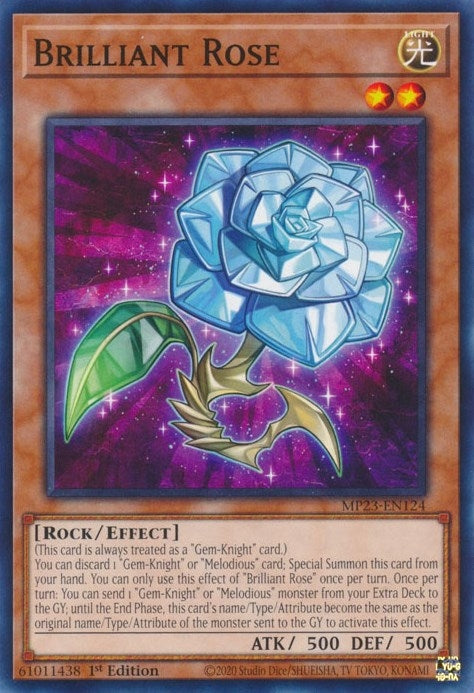 Image for Brilliant Rose (25th Anniversary Tin: Dueling Heroes Mega Pack) (MP23-EN124) - YuGiOh