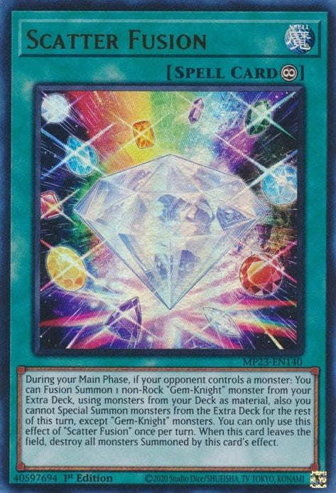 Image for Scatter Fusion (25th Anniversary Tin: Dueling Heroes Mega Pack) (MP23-EN140) - YuGiOh