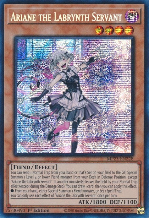 Image for Ariane the Labrynth Servant (25th Anniversary Tin: Dueling Heroes Mega Pack) (MP23-EN228) - YuGiOh
