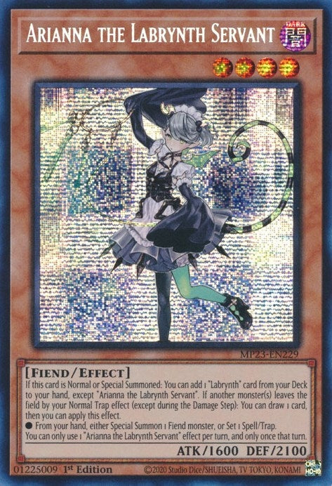 Image for Arianna the Labrynth Servant (25th Anniversary Tin: Dueling Heroes Mega Pack) (MP23-EN229) - YuGiOh