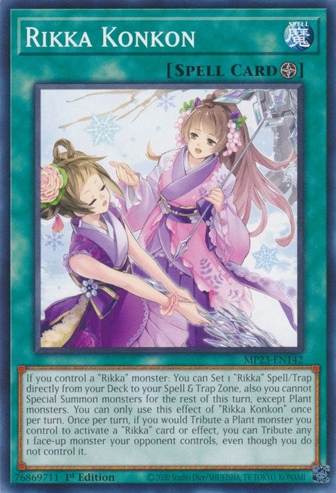 Image for Rikka Konkon (25th Anniversary Tin: Dueling Heroes Mega Pack) (MP23-EN142) - YuGiOh