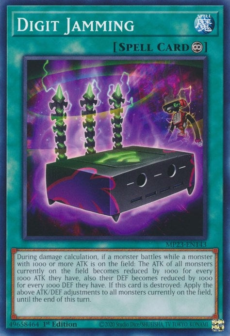 Image for Digit Jamming (25th Anniversary Tin: Dueling Heroes Mega Pack) (MP23-EN143) - YuGiOh