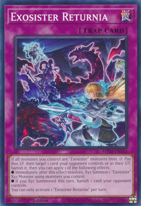 Image for Exosister Returnia (25th Anniversary Tin: Dueling Heroes Mega Pack) (MP23-EN145) - YuGiOh