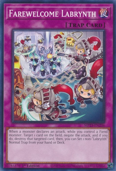 Image for Farewelcome Labrynth (25th Anniversary Tin: Dueling Heroes Mega Pack) (MP23-EN236) - YuGiOh