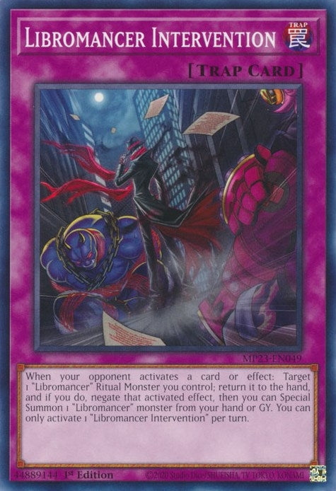 Image for Libromancer Intervention (25th Anniversary Tin: Dueling Heroes Mega Pack) (MP23-EN049) - YuGiOh