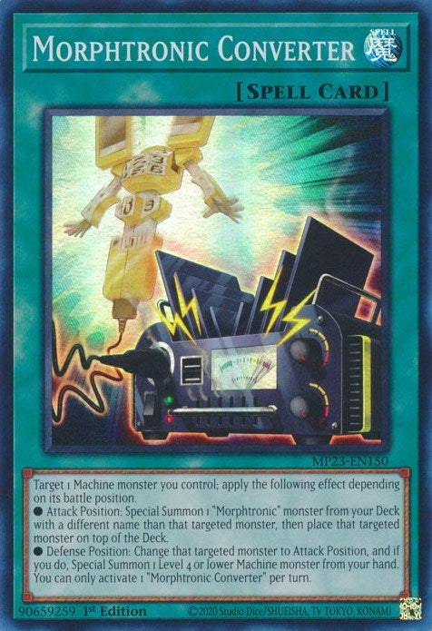 Image for Morphtronic Converter (25th Anniversary Tin: Dueling Heroes Mega Pack) (MP23-EN150) - YuGiOh