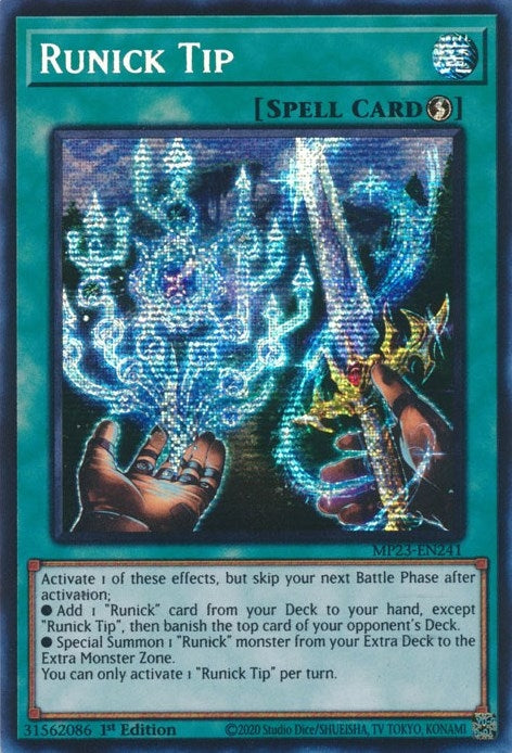 Image for Runick Tip (25th Anniversary Tin: Dueling Heroes Mega Pack) (MP23-EN241) - YuGiOh