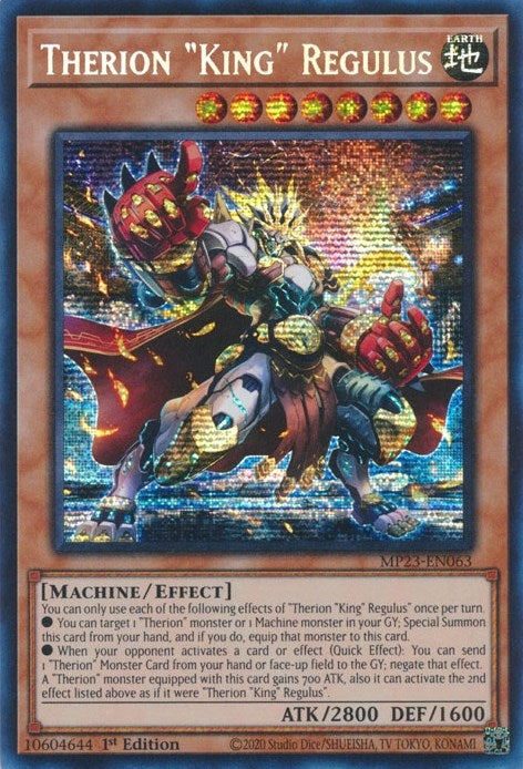 Image for Therion "King" Regulus (25th Anniversary Tin: Dueling Heroes Mega Pack) (MP23-EN063) - YuGiOh