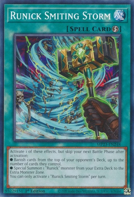 Image for Runick Smiting Storm (25th Anniversary Tin: Dueling Heroes Mega Pack) (MP23-EN248) - YuGiOh