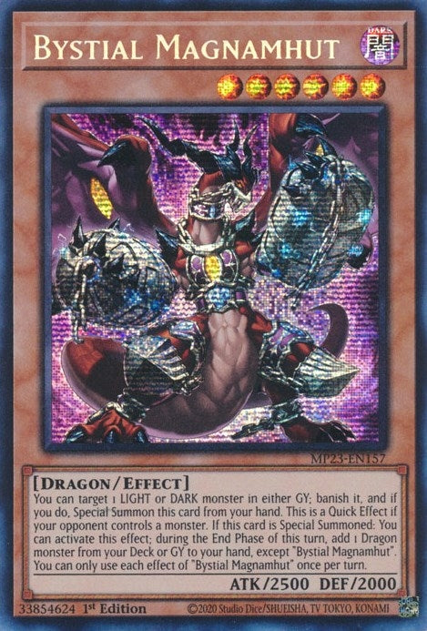 Image for Bystial Magnamhut (25th Anniversary Tin: Dueling Heroes Mega Pack) (MP23-EN157) - YuGiOh