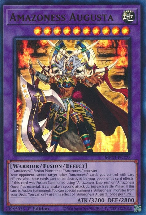 Image for Amazoness Augusta (25th Anniversary Tin: Dueling Heroes Mega Pack) (MP23-EN223) - YuGiOh