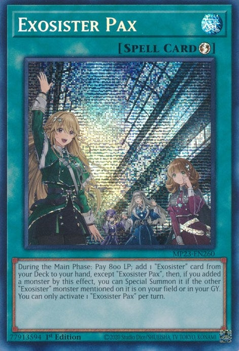 Image for Exosister Pax (25th Anniversary Tin: Dueling Heroes Mega Pack) (MP23-EN260) - YuGiOh