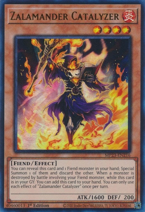 Image for Zalamander Catalyzer (25th Anniversary Tin: Dueling Heroes Mega Pack) (MP23-EN216) - YuGiOh