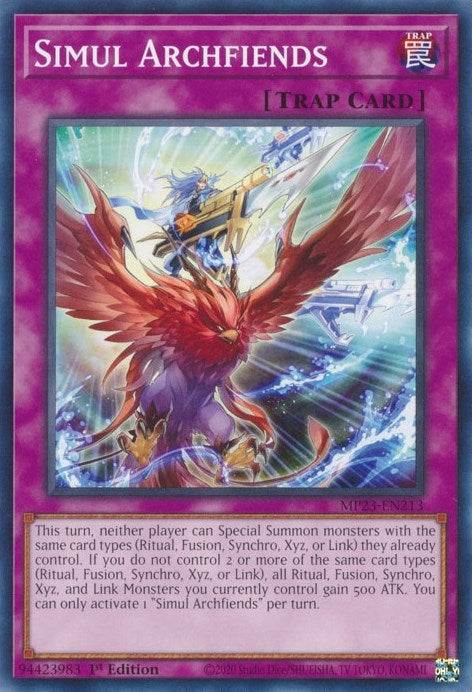 Image for Simul Archfiends (25th Anniversary Tin: Dueling Heroes Mega Pack) (MP23-EN213) - YuGiOh