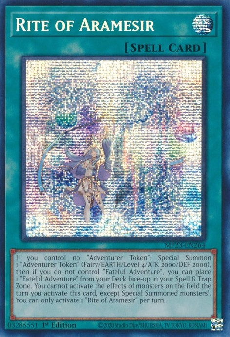 Image for Rite of Aramesir (25th Anniversary Tin: Dueling Heroes Mega Pack) (MP23-EN264) - YuGiOh