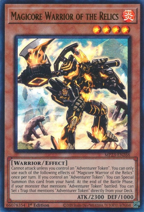 Image for Magicore Warrior of the Relics (25th Anniversary Tin: Dueling Heroes Mega Pack) (MP23-EN266) - YuGiOh