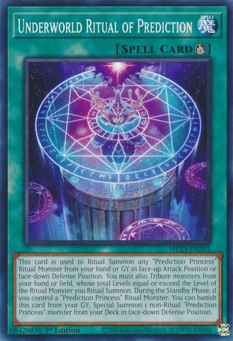 Image for Underworld Ritual of Prediction (25th Anniversary Tin: Dueling Heroes Mega Pack) (MP23-EN203) - YuGiOh