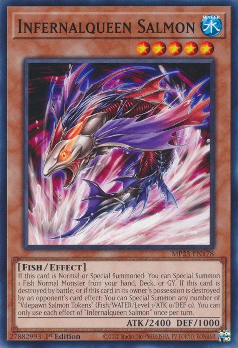 Image for Infernalqueen Salmon (25th Anniversary Tin: Dueling Heroes Mega Pack) (MP23-EN178) - YuGiOh