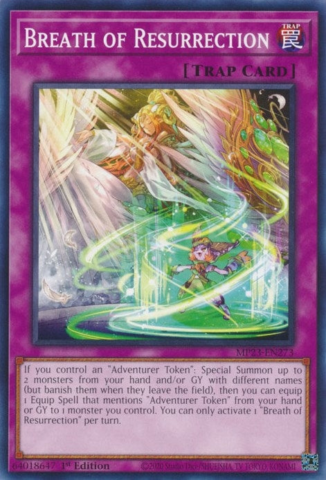Image for Breath of Resurrection (25th Anniversary Tin: Dueling Heroes Mega Pack) (MP23-EN273) - YuGiOh