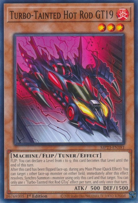 Image for Turbo-Tainted Hot Rod GT19 (25th Anniversary Tin: Dueling Heroes Mega Pack) (MP23-EN181) - YuGiOh