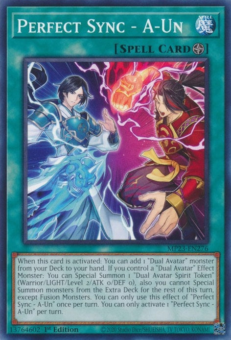 Image for Perfect Sync - A-Un (25th Anniversary Tin: Dueling Heroes Mega Pack) (MP23-EN276) - YuGiOh
