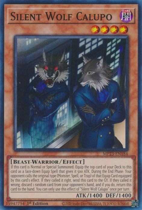 Image for Silent Wolf Calupo (25th Anniversary Tin: Dueling Heroes Mega Pack) (MP23-EN184) - YuGiOh