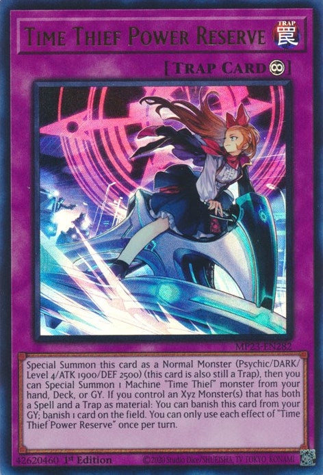 Image for Time Thief Power Reserve (25th Anniversary Tin: Dueling Heroes Mega Pack) (MP23-EN282) - YuGiOh