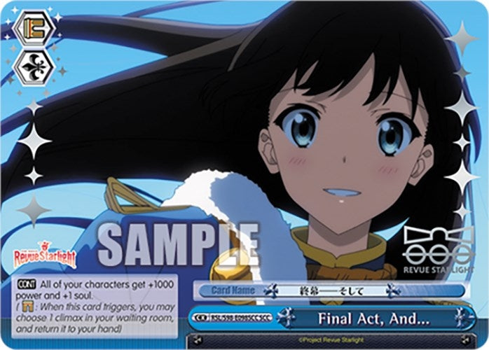 Image for Final Act, And... (SCC) (Revue Starlight The Movie) (RSL/S98-E098SCC SCC) - Weiss Schwarz