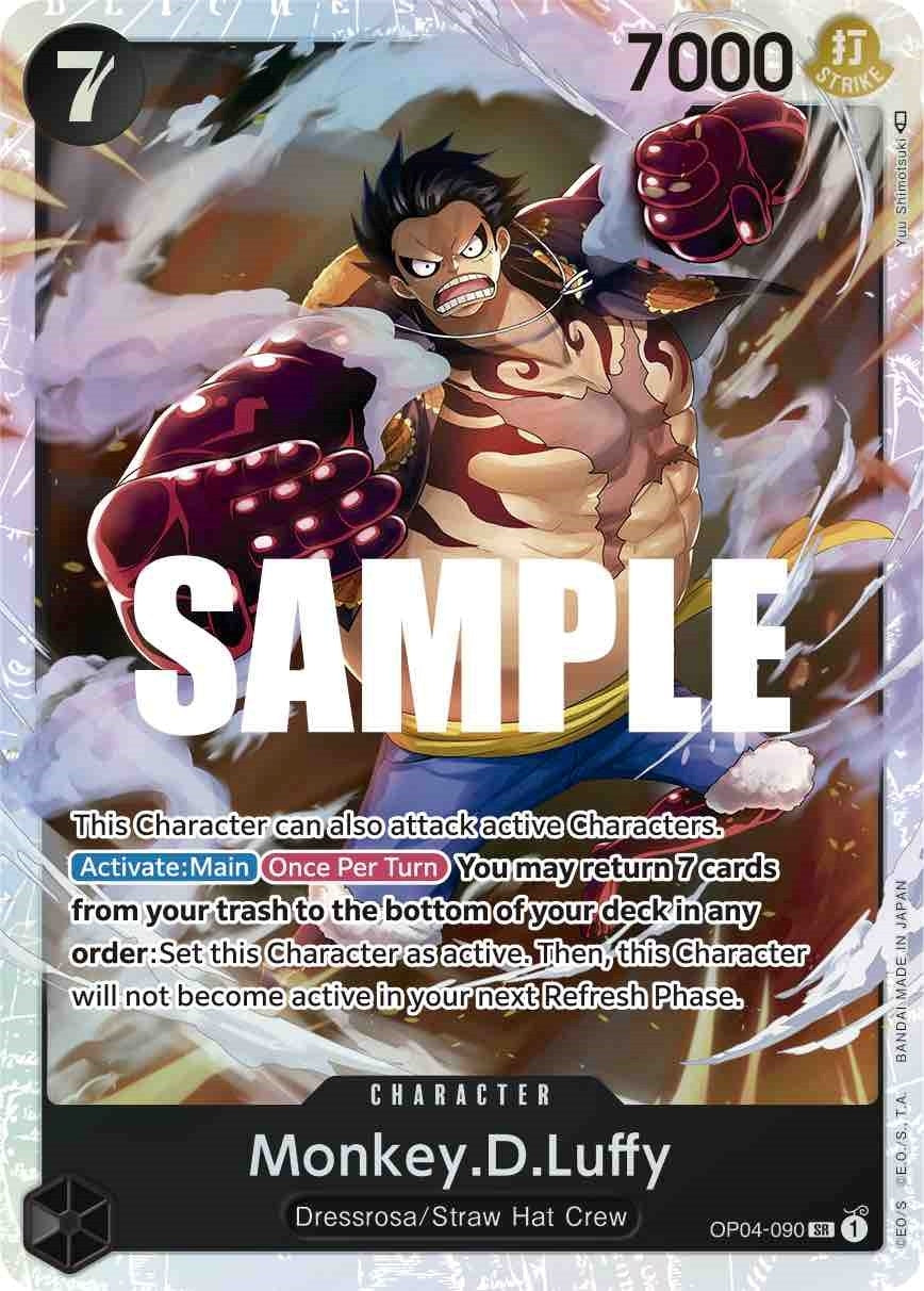 Image for Monkey.D.Luffy (090) (Kingdoms of Intrigue) (OP04-090) - One Piece Card Game