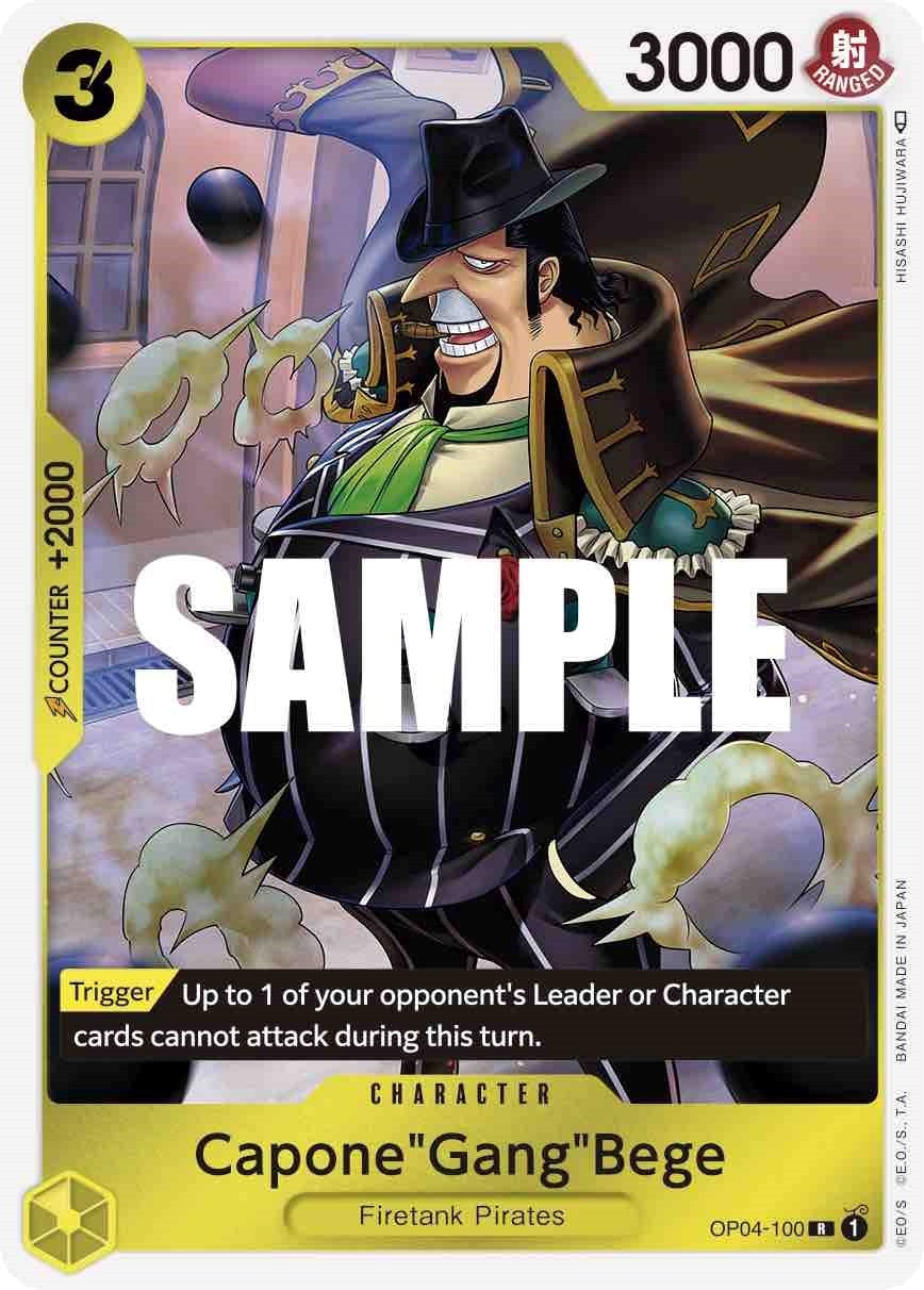 Image for Capone"Gang"Bege (Kingdoms of Intrigue) (OP04-100) - One Piece Card Game
