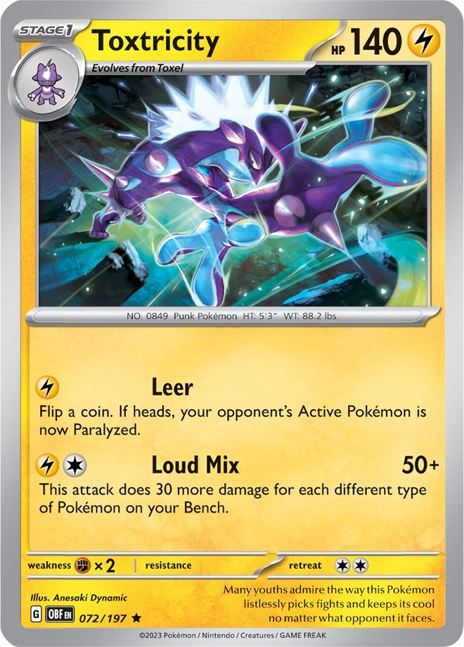 Image for Toxtricity (Deck Exclusives) (072/197) - Pokemon