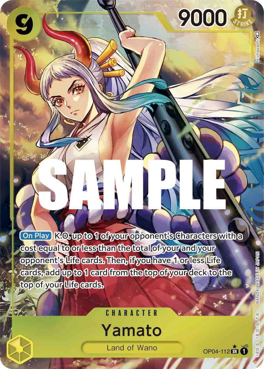 Image for Yamato (Alternate Art) (Kingdoms of Intrigue) (OP04-112) - One Piece Card Game