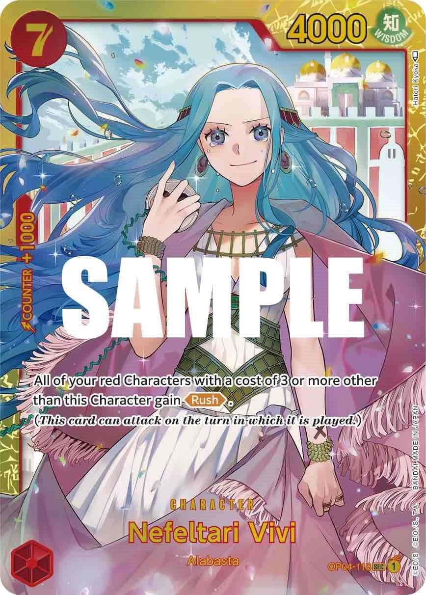 Image for Nefeltari Vivi (118) (Kingdoms of Intrigue) (OP04-118) - One Piece Card Game
