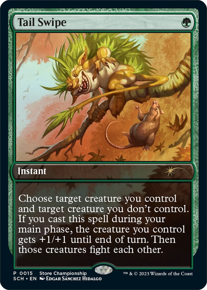 Image for Tail Swipe (Game Day & Store Championship Promos) (15) - Magic: The Gathering