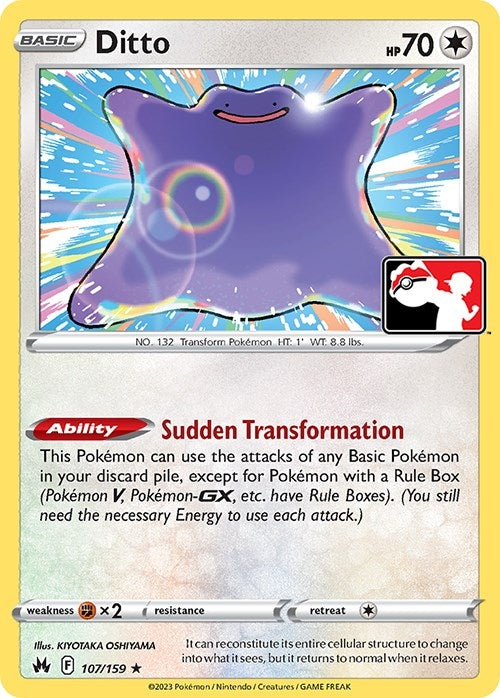 Image for Ditto (Prize Pack Series Cards) (107/159) - Pokemon