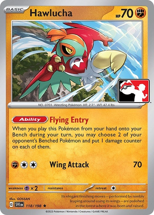 Image for Hawlucha (Prize Pack Series Cards) (118/198) - Pokemon