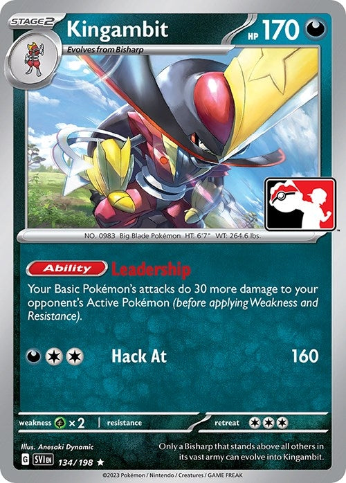 Image for Kingambit (Prize Pack Series Cards) (134/198) - Pokemon
