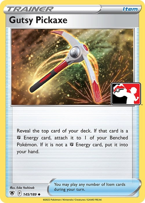Image for Gutsy Pickaxe (Prize Pack Series Cards) (145/189) - Pokemon
