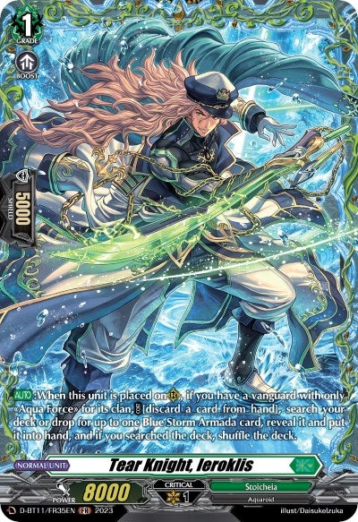 Image for Tear Knight, Ieroklis (FR) (D-BT11: Clash of the Heroes) (D-BT11/FR35EN) - Cardfight Vanguard