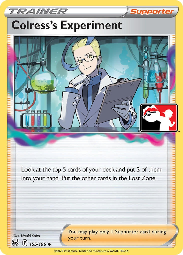 Image for Colress's Experiment (Prize Pack Series Cards) (155/196) - Pokemon