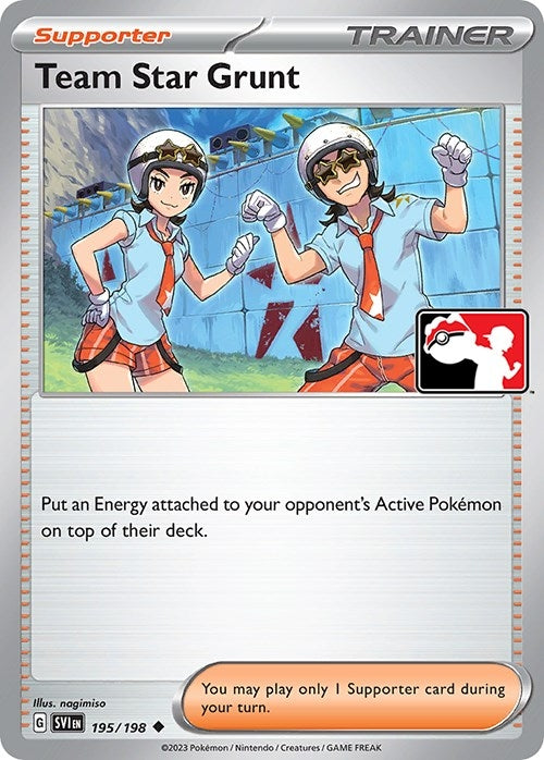 Image for Team Star Grunt (Prize Pack Series Cards) (195/198) - Pokemon