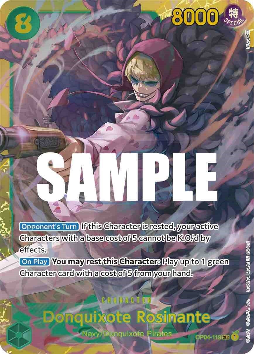 Image for Donquixote Rosinante (Kingdoms of Intrigue) (OP04-119) - One Piece Card Game