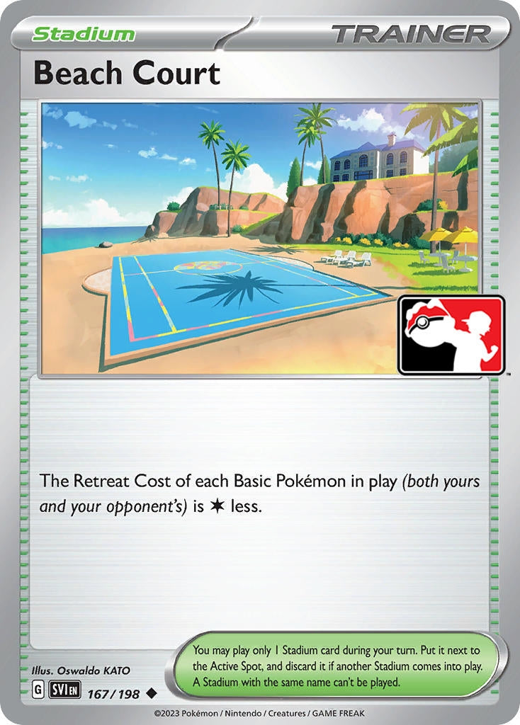 Image for Beach Court (Prize Pack Series Cards) (167/198) - Pokemon