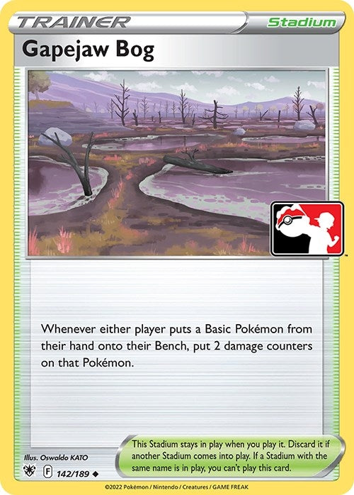 Image for Gapejaw Bog (Prize Pack Series Cards) (142/189) - Pokemon