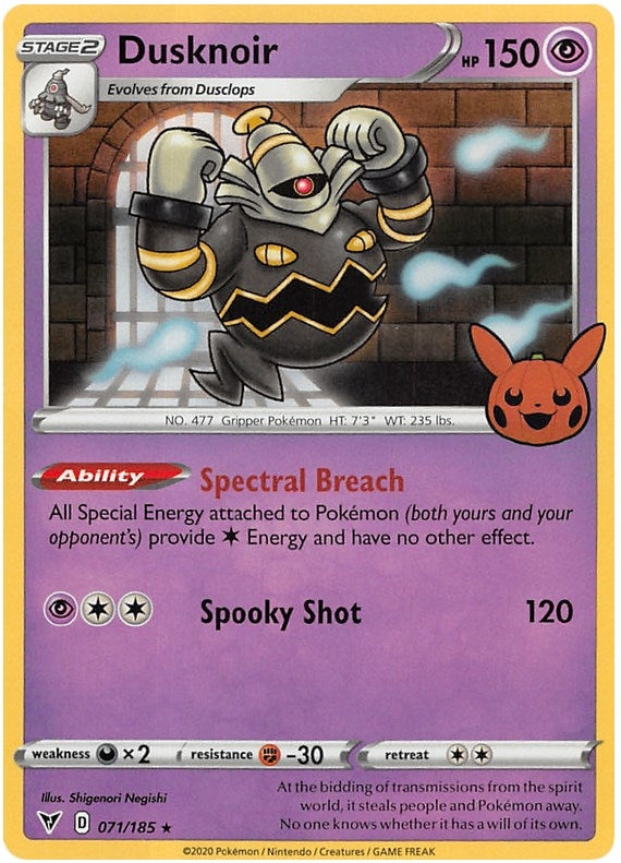 Image for Dusknoir (Trick or Trade BOOster Bundle 2023) (071/185) - Pokemon