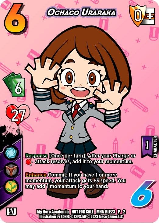 Image for Ochaco Uraraka (Regional License Exam 2023) (UniVersus: My Hero Academia Promo Cards) (MHA-RLE23 P 2) - UniVersus